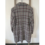 JTAN13 manteau long à carreaux, DOS