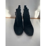 CADD106 Bottines noires effet serpent, La halle, 39
