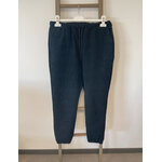 MPER03 pantalon noir à fines rayures blances, kiabi, 38