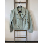 MPER13 veste simili cuir vert d'eau, Trend captaine tortue, L