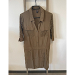 MPER15 robe kaki manches 3 4 dentelle, Little miss captain tortue, L
