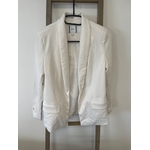 NJAN03 Blazer blanc col chale, Jennyfer, S