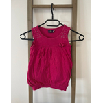 NJAN20 Robe fushia sans manche, sergent major, 3 ans