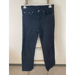 NJAN36 jean noir coupe droite, Full blue, 42