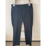 NJAN37 pantalon noir fines rayures fitted, Jules, 42