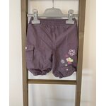 NJAN68 pantalon violet avec fleurs, 6 moi