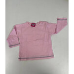 NJAN76 Top rose manches longues, Miss cutie, 6 mois