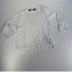 NJAN81 tshirt blanc manches longues, hugo boss, 6 mois