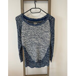 NJAN91 pull en maille bleu col rond, only, XS
