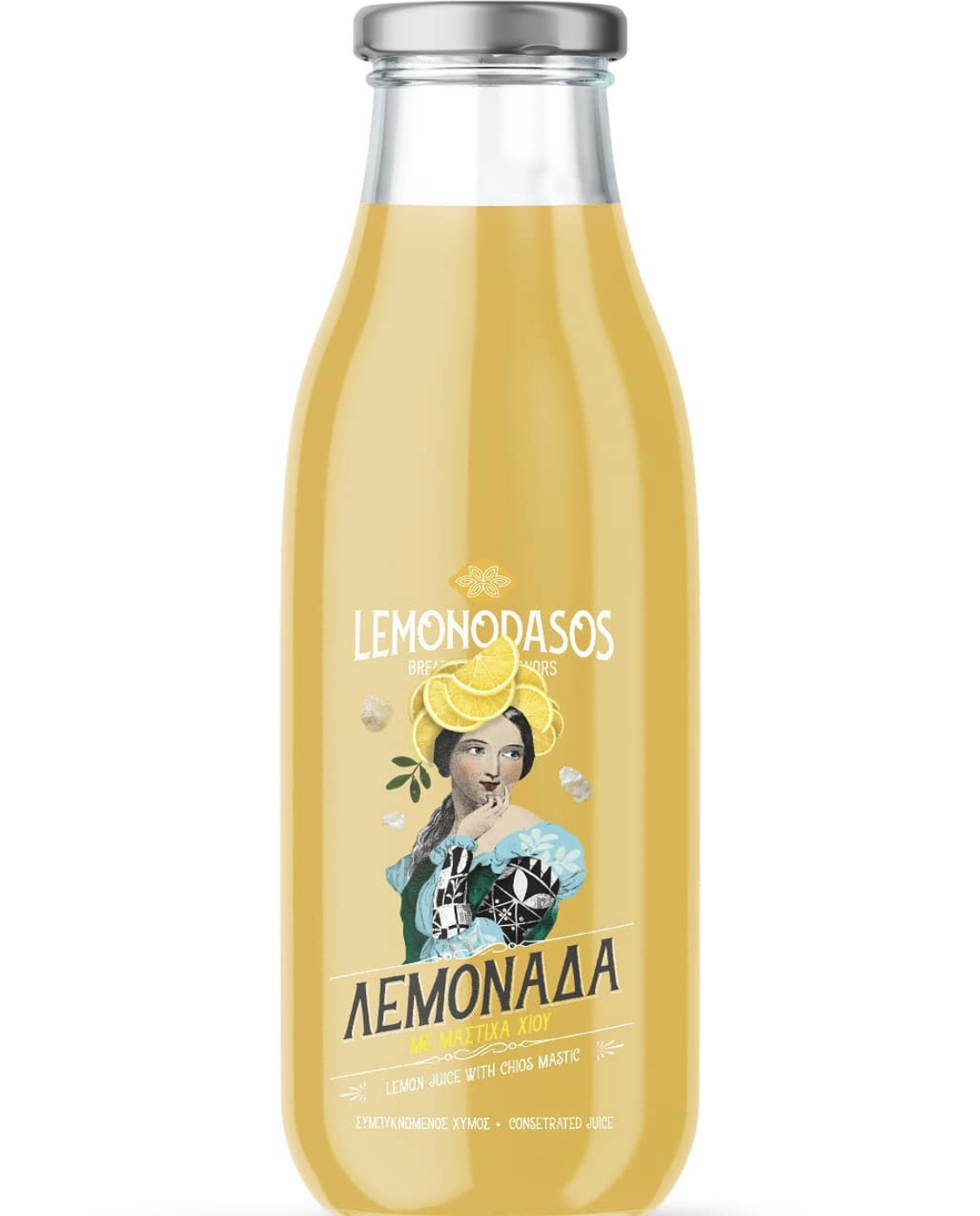 Sirop au Citron et au Mastic Mastiha île de Chios 500ml LEMONODASOS