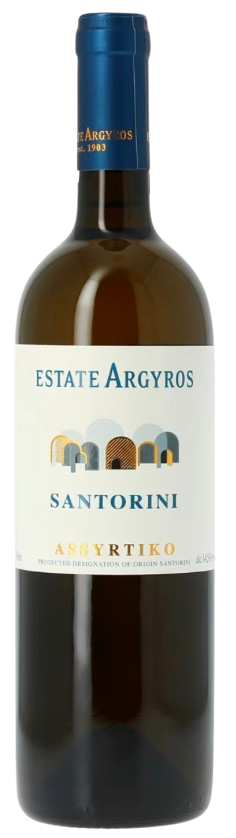 Domaine ARGYROS Santorini Cépage Assyrtiko Vin Blanc Sec AOP Santorin Grèce