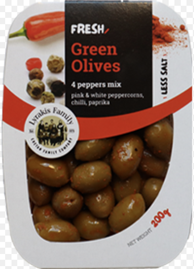 LYRAKIS Olives Vertes 4 poivres