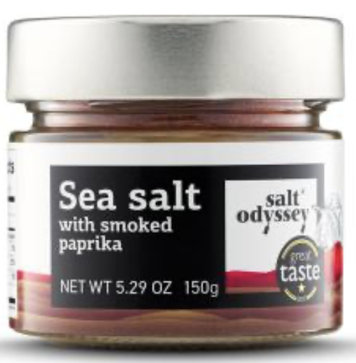 SEL DE MER NATUREL MESSOLONGHI AU PAPRIKA FUME SALT ODYSSEY