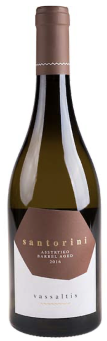 Domaine VASSALTIS Santorini Assyrtiko %22Barrel Aged%22 2019 Vieilli en Barrique Monocépage Assyrtiko Vin Blanc Sec AOP Île de Santorin Grèce 2