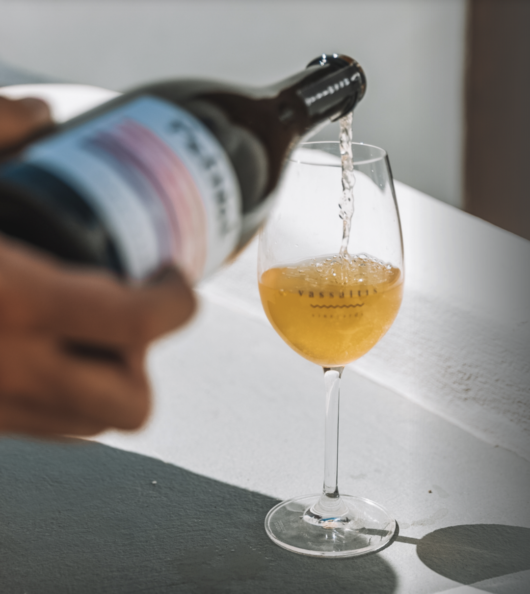 Domaine VASSALTIS Vin Blanc Sec Pétillant Naturel PETNAT monocépage Savvatiano Grèce 2023