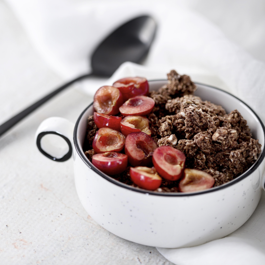 Granola Croquant aux Flocons Avoine Complète Caroube Miel de Crète Amandes et Cacahuètes 375g 4