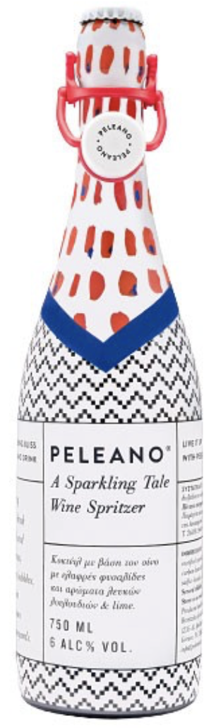 PELEANO CITRON VERT Vin effervescent doux et léger élaboré à partir du monocépage grec Muscat du Péloponnèse aux arômes naturels de citron vert à faible teneur en alcool 750ml 3