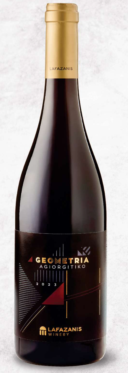 Domaine LAFAZANIS Cuvée Geometria Monocépage Agiorgitiko 2024 Vin Rouge Sec IGP Péloponnèse Grèce