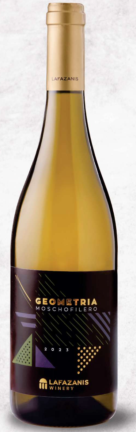 Domaine LAFAZANIS Cuvée Geometria Monocépage Moschofilero 2024 Vin Blanc Sec IGP Péloponnèse Grèce