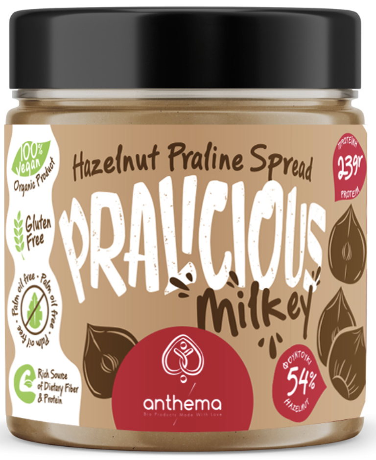 Pâte à Tartiner Chocolat Noisettes BIO 100% Vegan Sans Gluten Sans Huile de Palme ANTHEMA