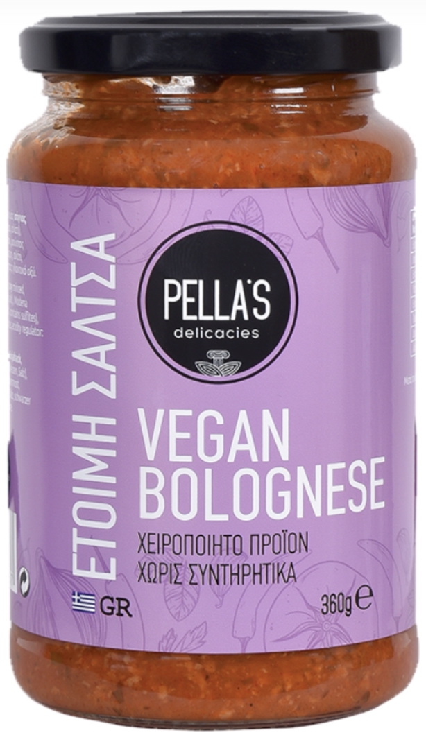Sauce Bolognaise aux Tomates Fraîches VEGAN Recette Artisanale de Macédoine 360g