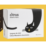 Langues de Chat au Chocolat Noir et Confiture de Mandarine de Chios 188g CITRUS