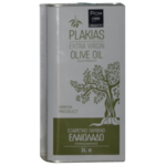 PLAKIAS Huile Olive Vierge Extra BIO IGP Rethymno Crète Monovariétale Koronéiki 3 litres