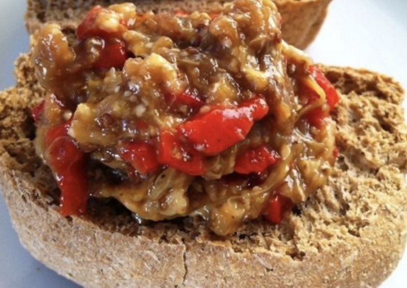 Caviar Aubergine au Yaourt Grec et Poivrons Rouges de Florina 200g