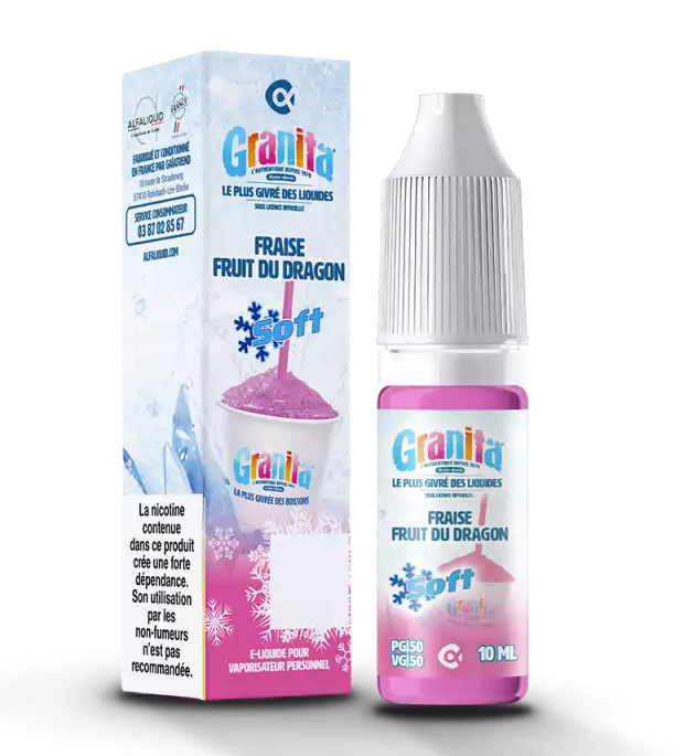 Fraise fruit du dragon Granita Soft 10ml