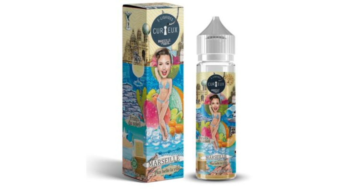 Marseille, plus belle la ville 50ml - E-liquide grand format/Fruit - ny-vap