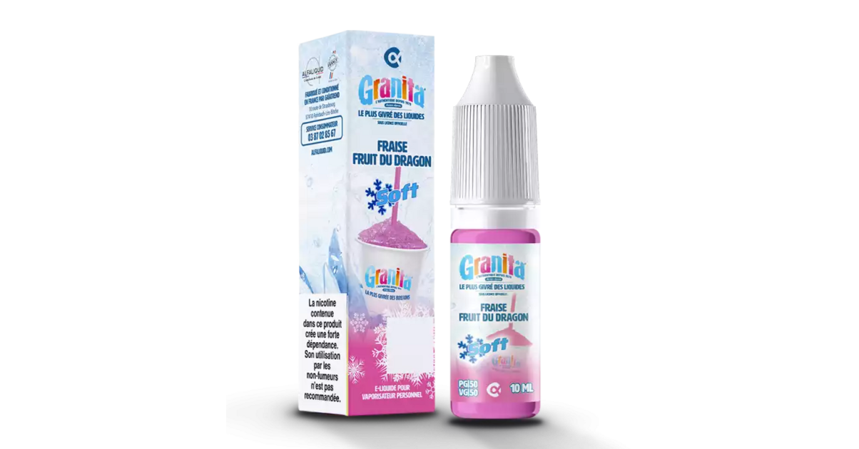 Fraise fruit du dragon Granita Soft 10ml - E-liquides 10ml/Fruité frais