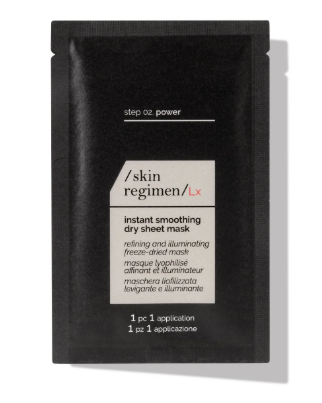 Instant smoothing dry sheet mask
