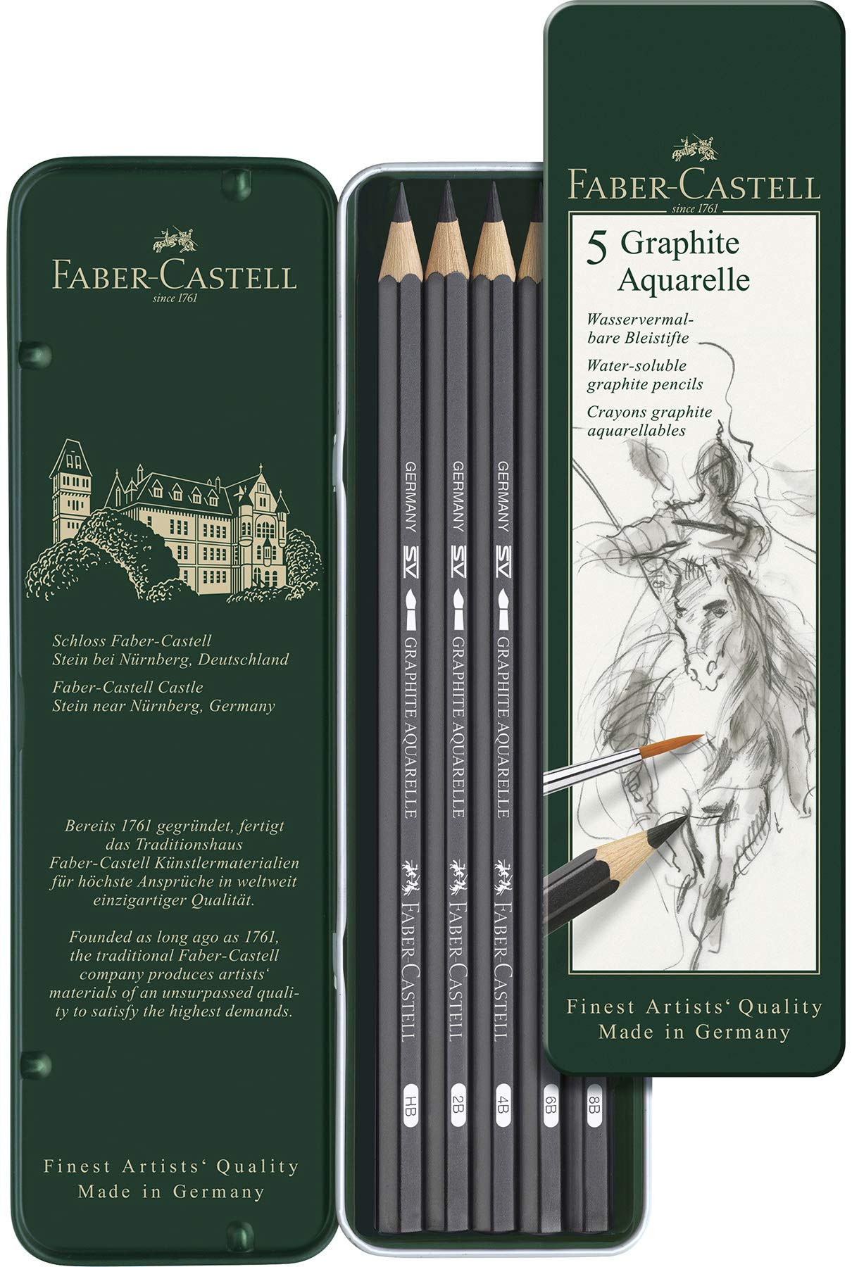 Crayons Graphite Aquarelle