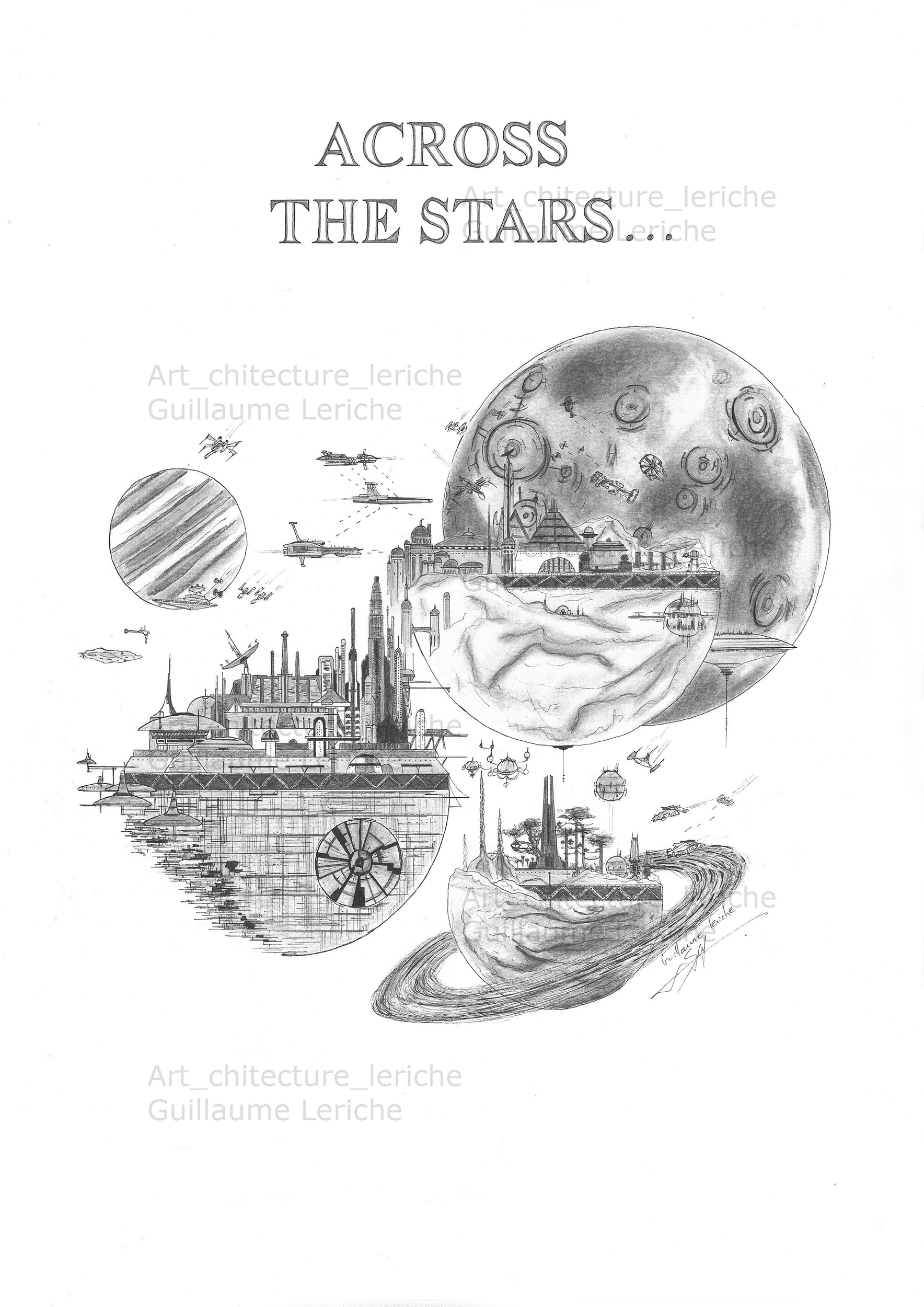 Across the stars Guillaume Leriche copyright