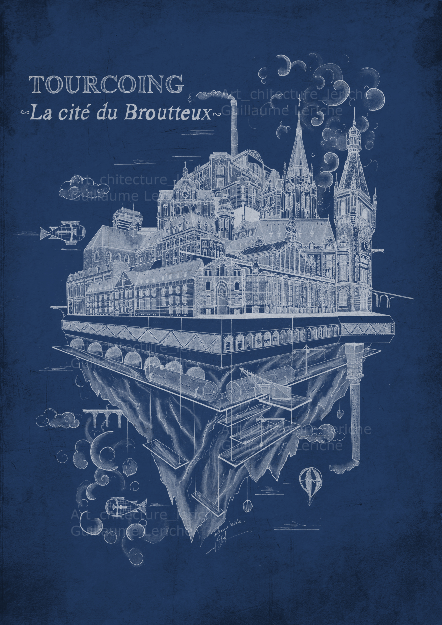 Tourcoing Guillaume Leriche bleu copyright