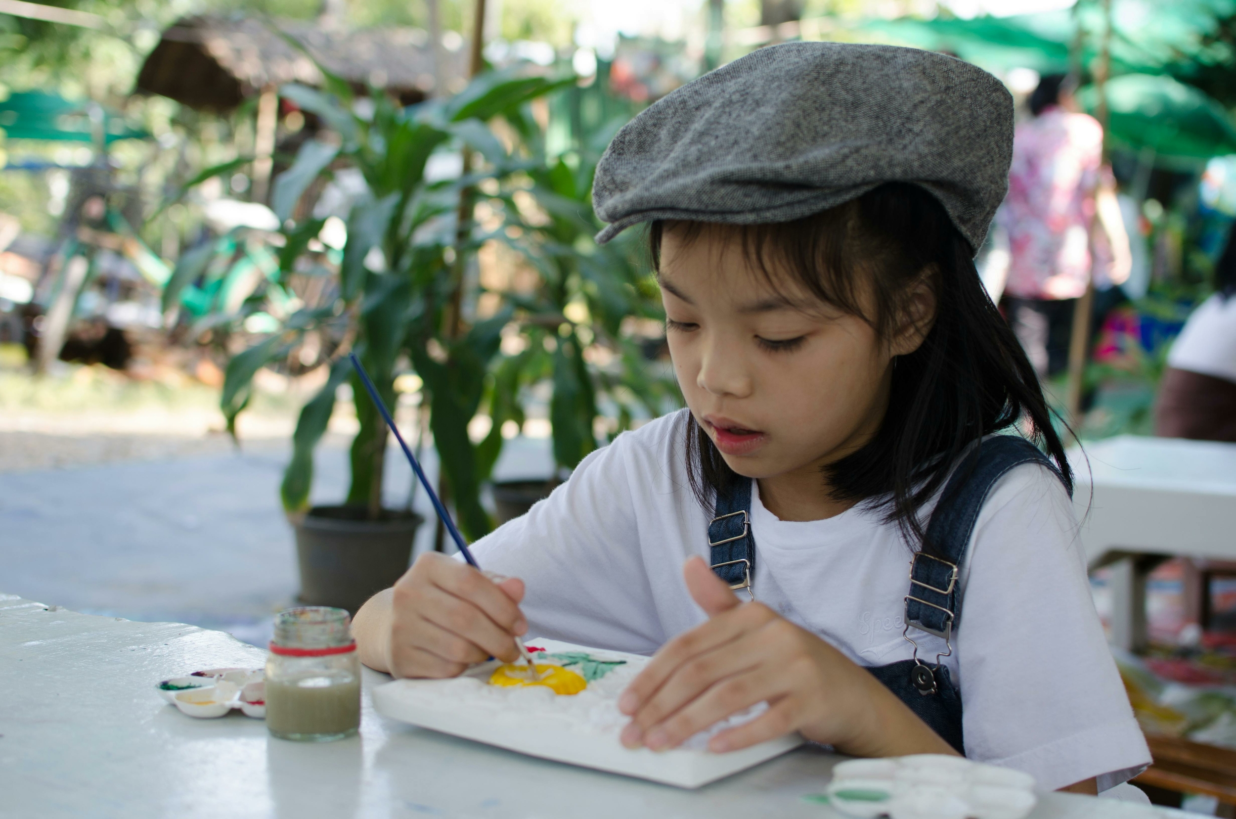 peinture enfant appliquee