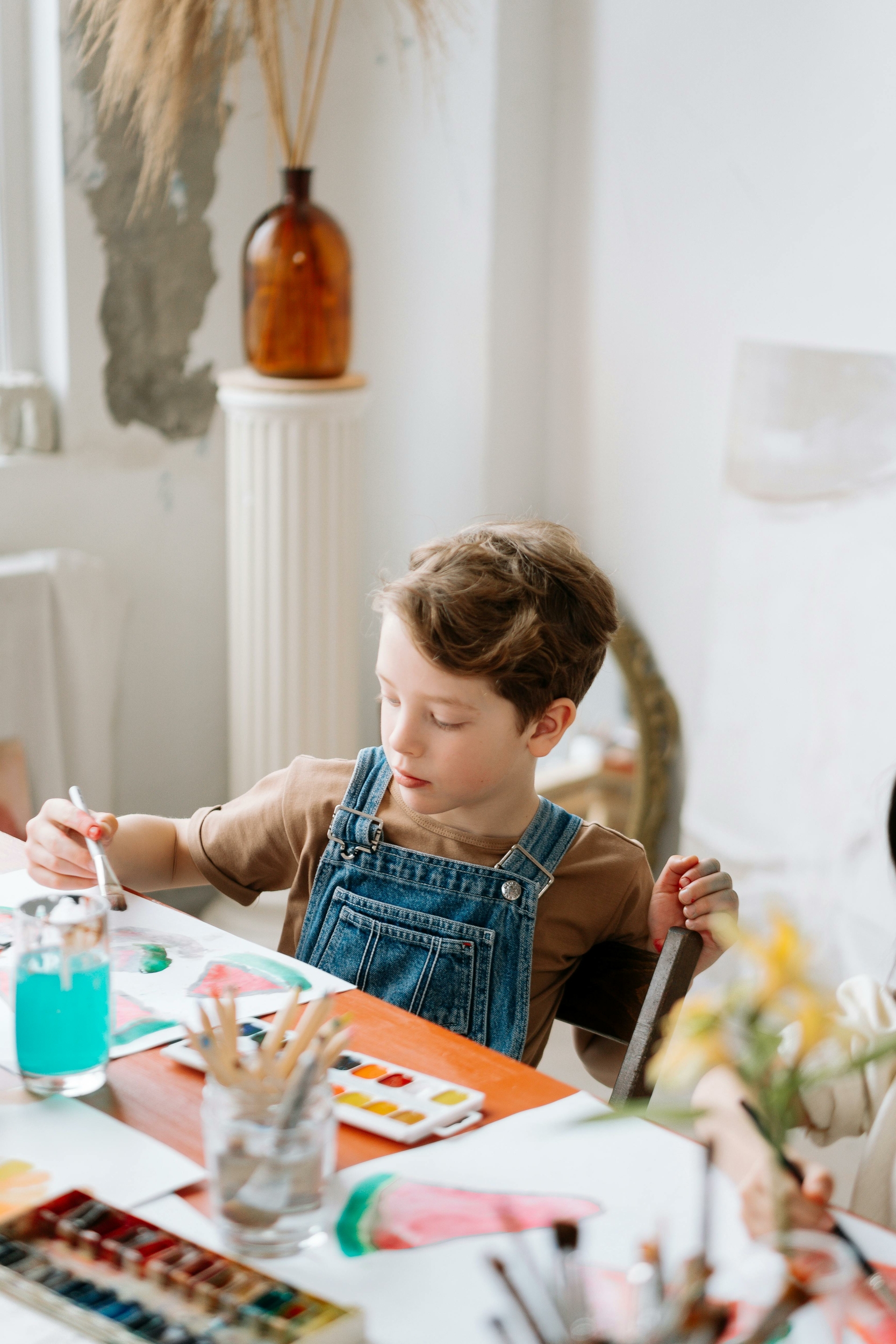 peinture enfant7 ans