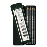 boite-5-crayons-graphite-aquarelle-faber-castell