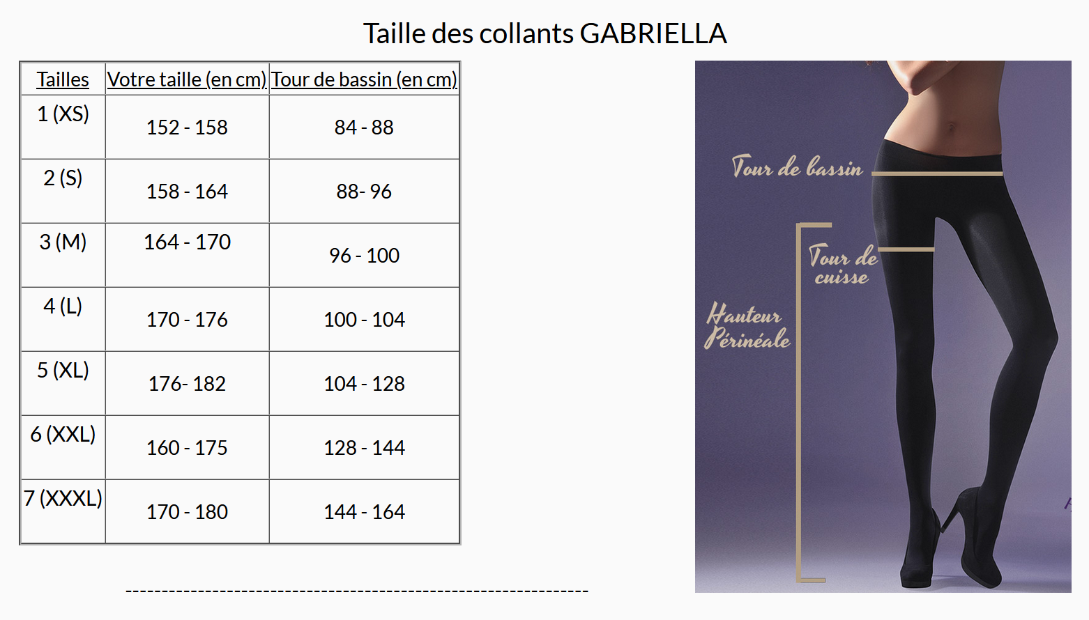 GABRIELLA Panty classic collant ouvert - ACCESSOIRES/COLLANTS