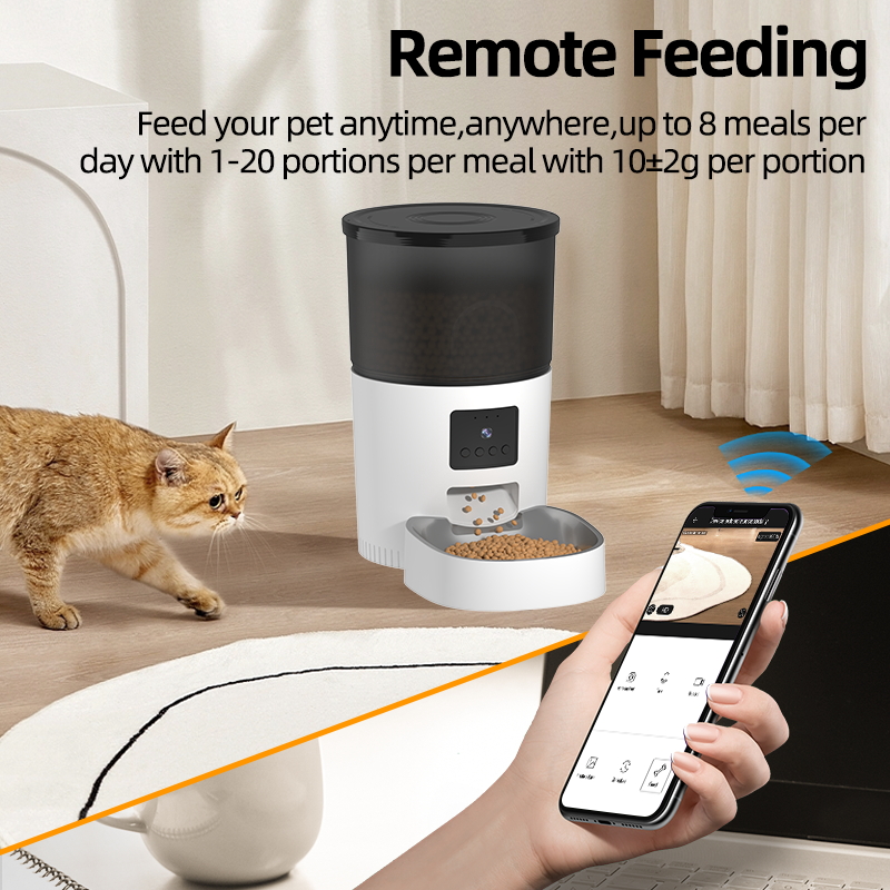 ROJECO-Mangeoire-existent-pour-Animaux-de-Compagnie-Distributeur-Intelligent-de-Nourriture-pour-Chiens-Mangeoires-Rechargeables-pour