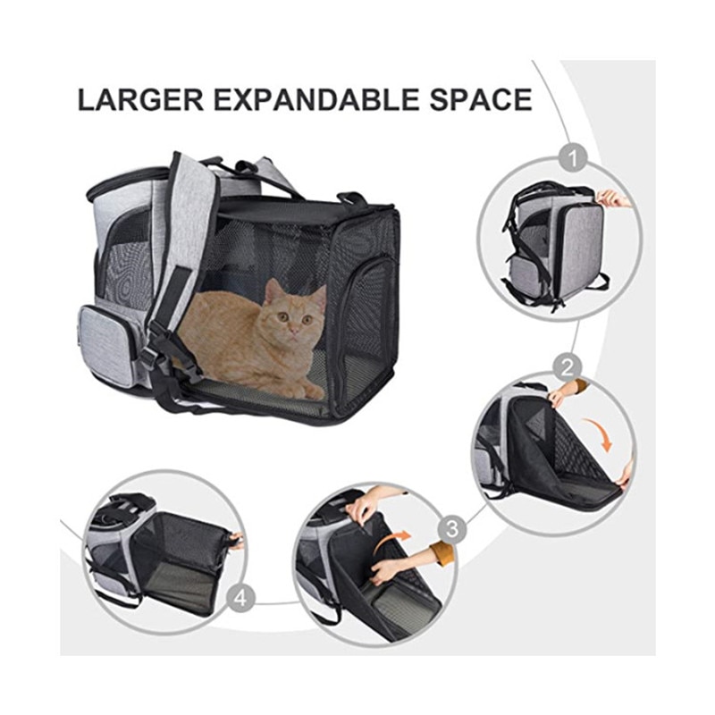 Sac-Dos-Extensible-pour-Animaux-de-Compagnie-Grande-Capacit-Respirant-Portable-Pliable-pour-Chiens-et-Chats