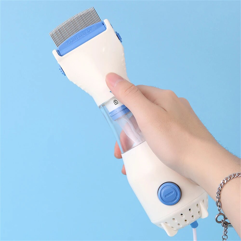 Peigne-lectrique-Anti-Poux-pour-Animaux-de-Compagnie-Brosse-Puissante-pour-Chiot-Chien-et-Chat-Accessoire