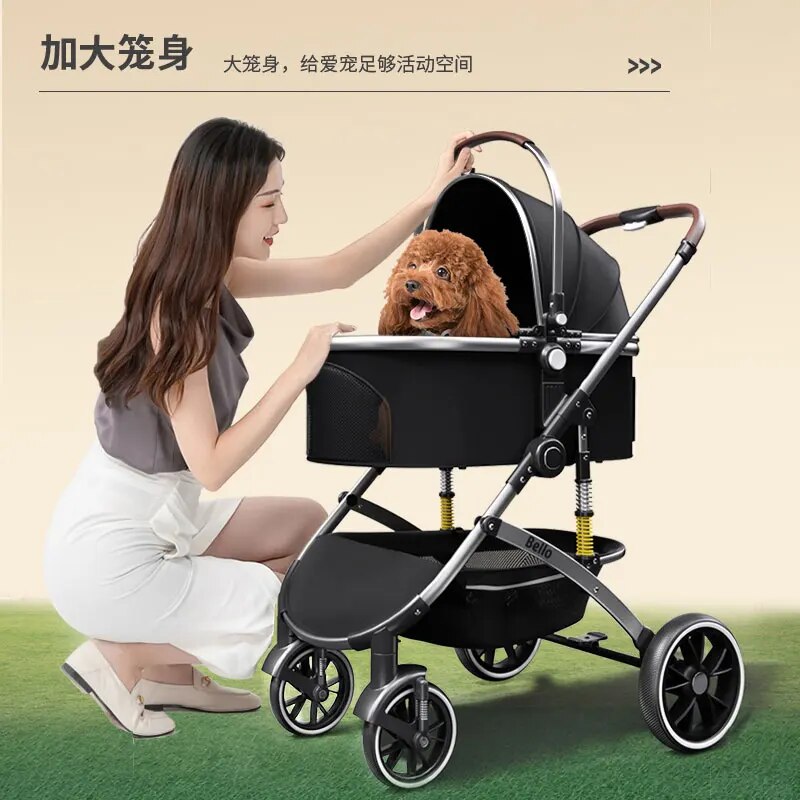 Poussette-amovible-en-alliage-pour-animaux-de-compagnie-chariot-pour-chiot-chariot-pour-Corgi-et-chat