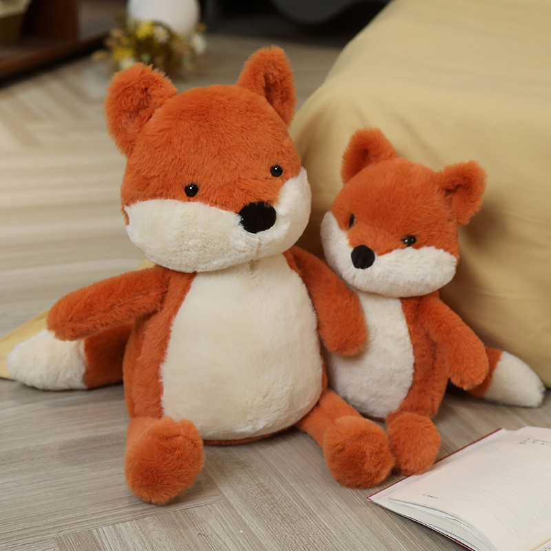 Jouets-en-peluche-Fox-Butter-pour-enfants-doux-c-lin-doux-dessin-anim-cadeau-de-No