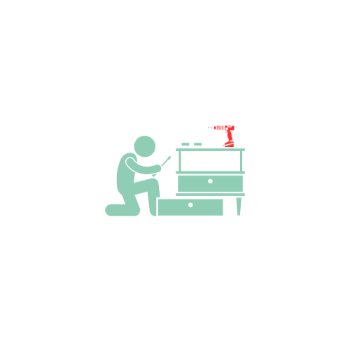 minimal modern industrial furniture shop logo 11