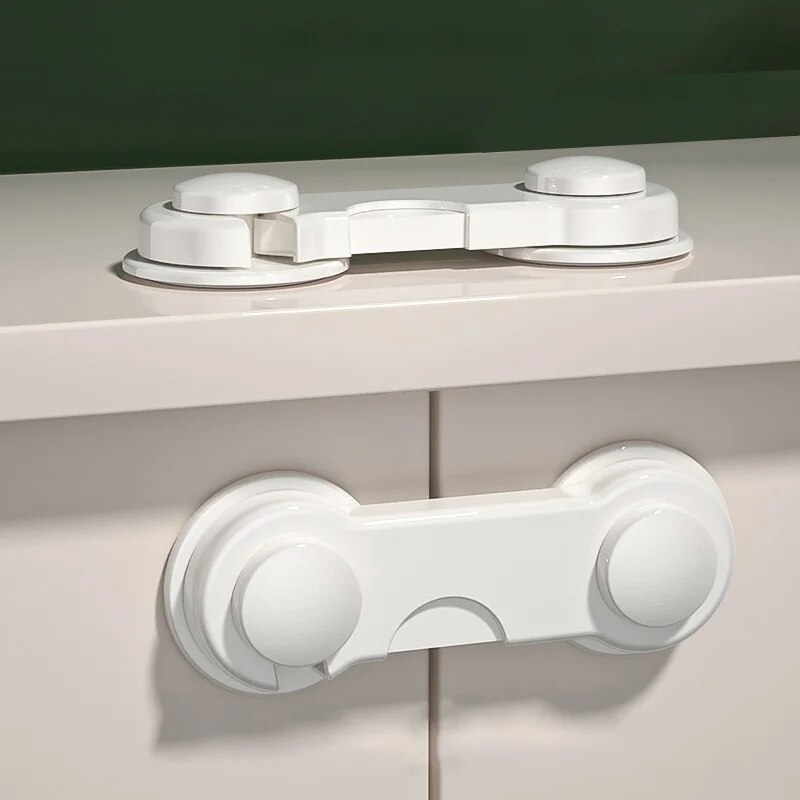 Verrou-de-s-curit-multifonctions-5-pi-ces-lot-pour-armoire-tiroir-toilettes-maison-blanc-serrure