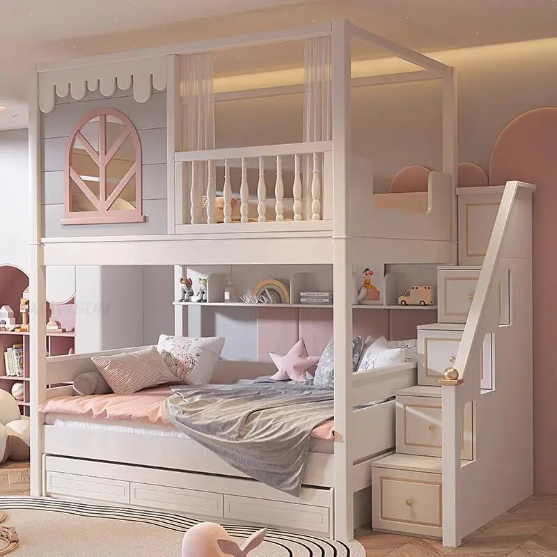 Lit-rose-pour-enfants-grand-espace-de-rangement-joli-lit-de-princesse-pour-filles-garde-corps