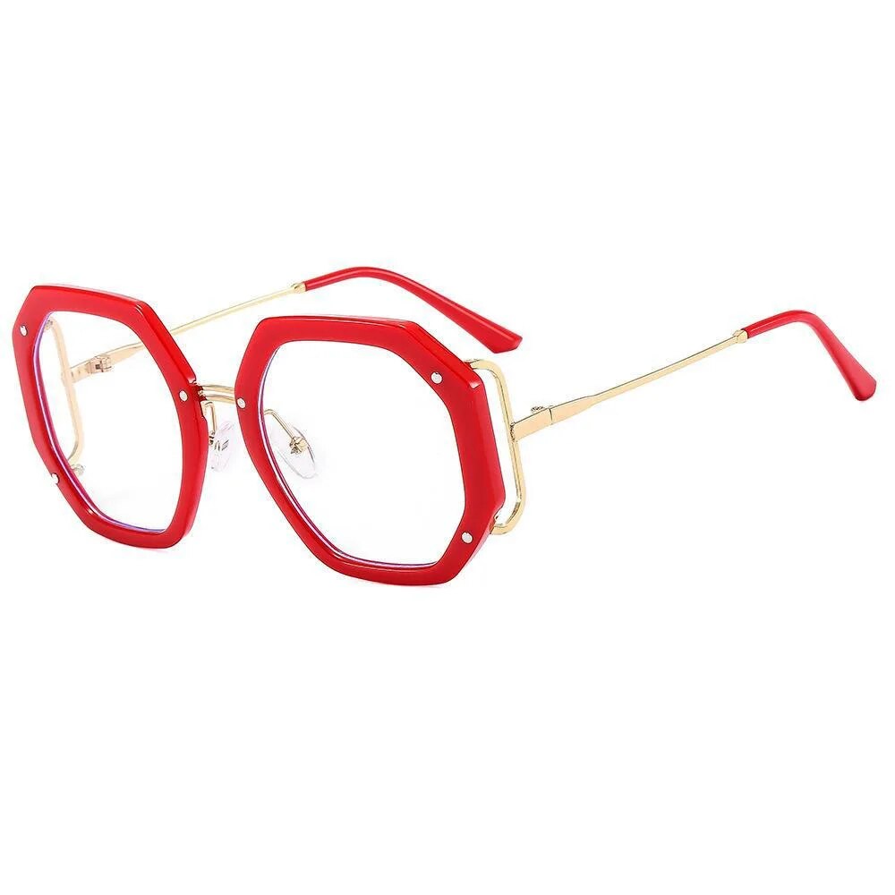 Lunettes-Plates-Anti-Lumi-re-Bleue-Grande-Monture-pour-Femme-Vintage-pour-Ordinateur-Peut-tre-Assortie