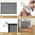 Cl-ture-de-s-curit-pour-chien-avec-4-crochets-r-seau-isol-pour-animaux-de