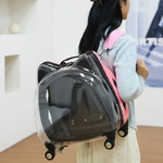 Sac-dos-de-voyage-roulettes-pour-animaux-de-compagnie-Capsule-transparente-sac-roulettes-acrylique-universel-pour